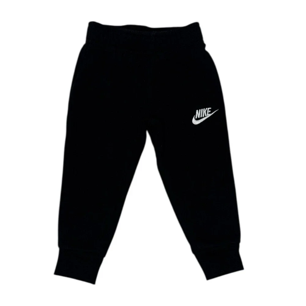 Nike Boys Toddler Black White Logo Jogger‎ Sweatpants 2T Casual Sportswear
